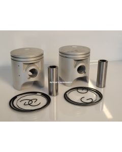 Piston set, 2x incl. rings, pin and clips TZR250 1KT 2MA