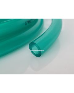 Fuel hose 9x14mm transparent green, price/mtr