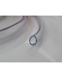 Fuel hose 6x8mm transparent PVC (price a/mtr)