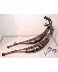 YAMAHA RD350LC MILD STEEL SIDE/SIDE STYLE EXHAUSTS