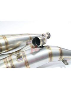 SUZUKI GT750 POLISHED STAINLESS STEEL BOLT-ON STYLE EXHAUSTS
