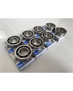 Yamaha RD500 crankshaft bearing set OEM quality KOYO 6x 93306-20564 2x 93306-20565 