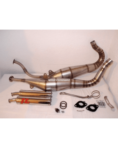 YAMAHA TZR250 V2 STAINLESS STEEL SIDE/SIDE STYLE EXHAUSTS