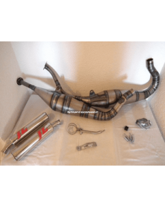 YAMAHA TZR250 V2 MILD STEEL SIDE/SIDE STYLE EXHAUSTS