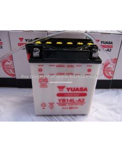 Battery GT750 acid YB14L-A2 