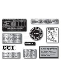 GT380- Tire Pressure Decal