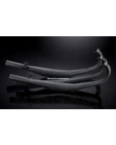 Full exhaust system black GT750 74-, L/M/A/B Models, Delkevic