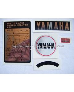 Yamaha Warningsticker set RD R5