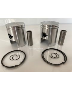 suzuki T250 GT250 piston set 0,5mm (set of 2 pistons) with 16mm pin
